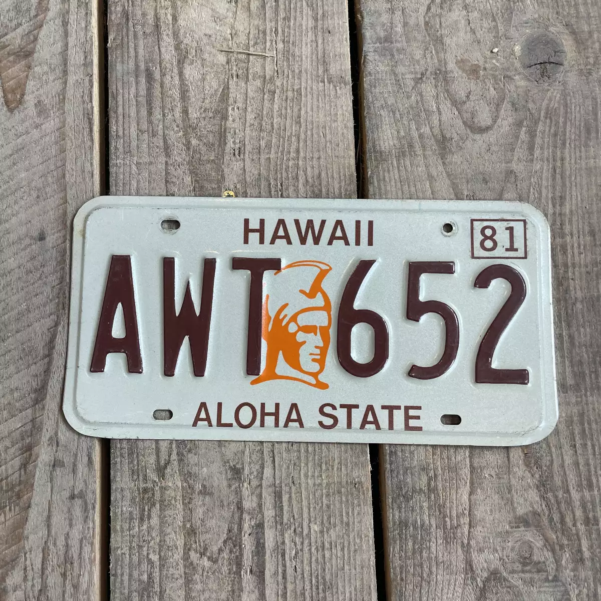 Plaque immatriculation hawaii