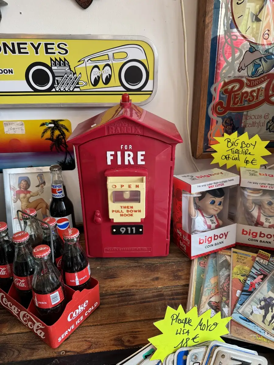 Téléphone vintage fire