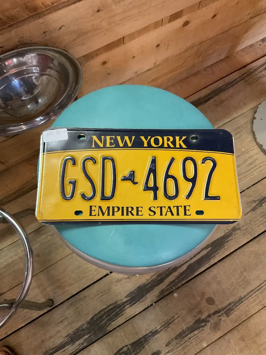Plaque d’immatriculation New York